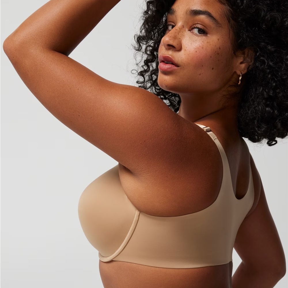 Soma vanishing 360 bra, front clasp, nude warm amber color, 36DDD - Picture 3 of 4